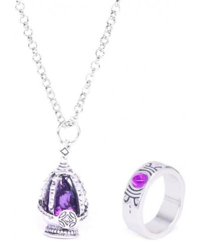 Core Set includes necklace and ring for Puella， Magi ，Madoka ，Magica purple $13.16 Necklaces