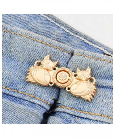 Retro Waist Adjustment Pins, Elegant Tightening Waistband Pin Brooches Anti-Exposure Brooches, Trendy Jeans Buckles Garment A...