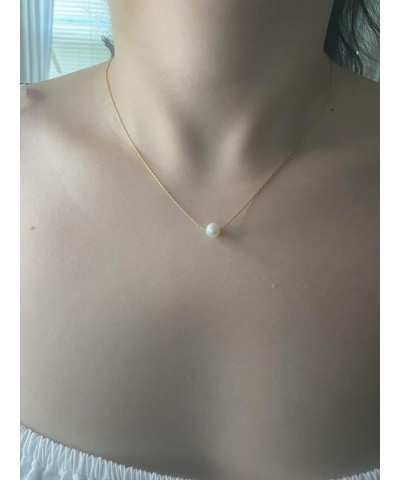 SALTY CALI- Precious Necklaces for Women- 925 Sterling Silver and 18k Gold Jewelry Freshwater Pearl Gold Plating $25.51 Neckl...