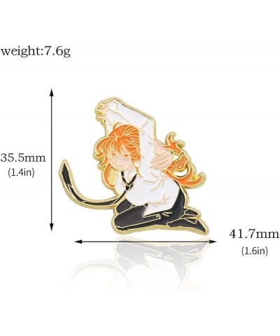 Chain saw Brooch Anime Denji Cosplay Chainsaw Dog Enamel Multicolor Pins Men Women Jewerly makima1 $8.99 Brooches & Pins