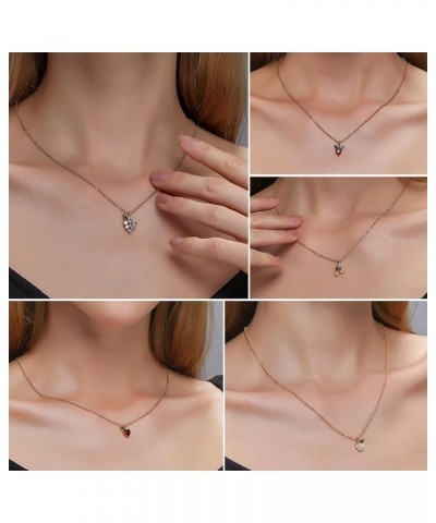 Necklaces Women Lovely Faux Crystal Grape Shape Clavicle Chain Pendant Jewelry Gift Necklace 8 $3.57 Necklaces