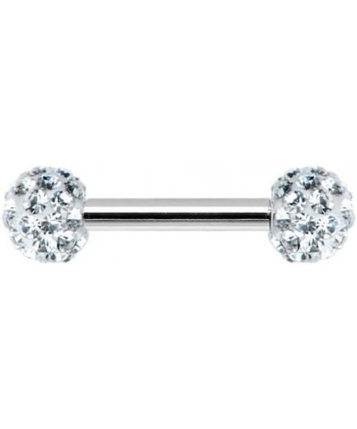 Ferido Nipple Ring Body Jewelry Barbells Disco Ball 16g 1/2" 12mm Clear $7.56 Body Jewelry